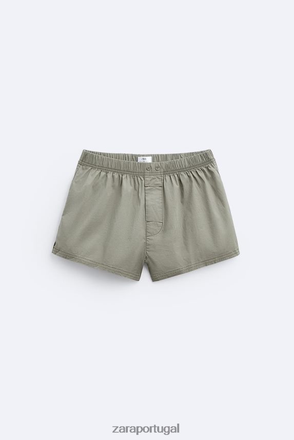 Pack de 2 boxers curtos de popelina homens Zara vários Z2080L1418 acessórios