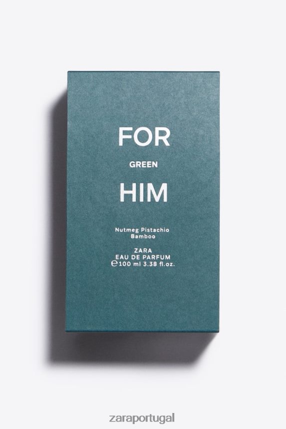 para ele verde edp 100 ml homens Zara original Z2080L1389 acessórios