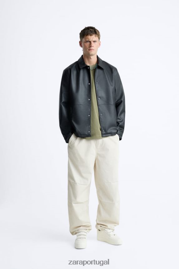 calças de pára-quedas homens Zara gelo Z2080L951 roupas