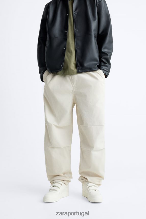 calças de pára-quedas homens Zara gelo Z2080L951 roupas