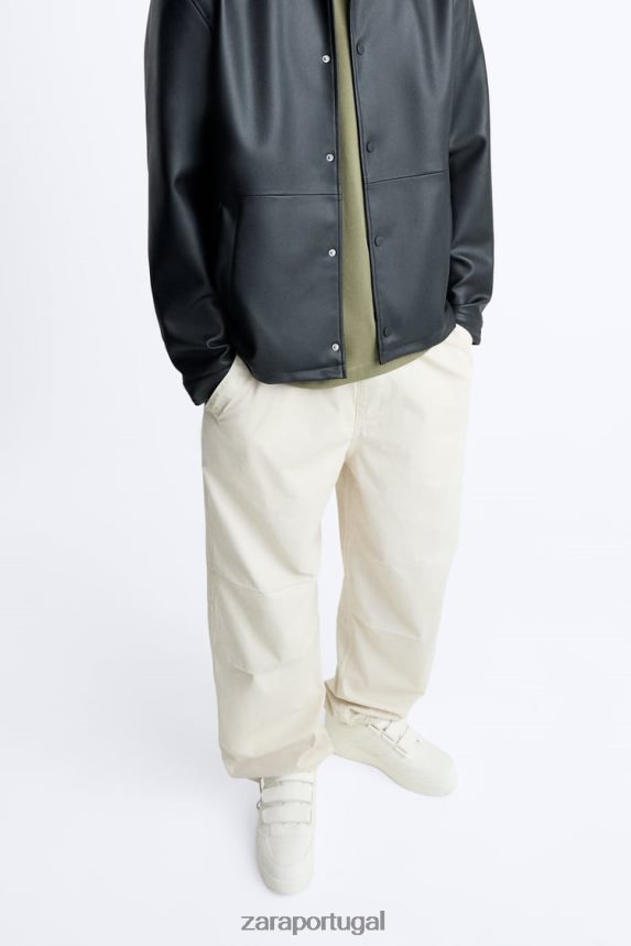 calças de pára-quedas homens Zara gelo Z2080L951 roupas