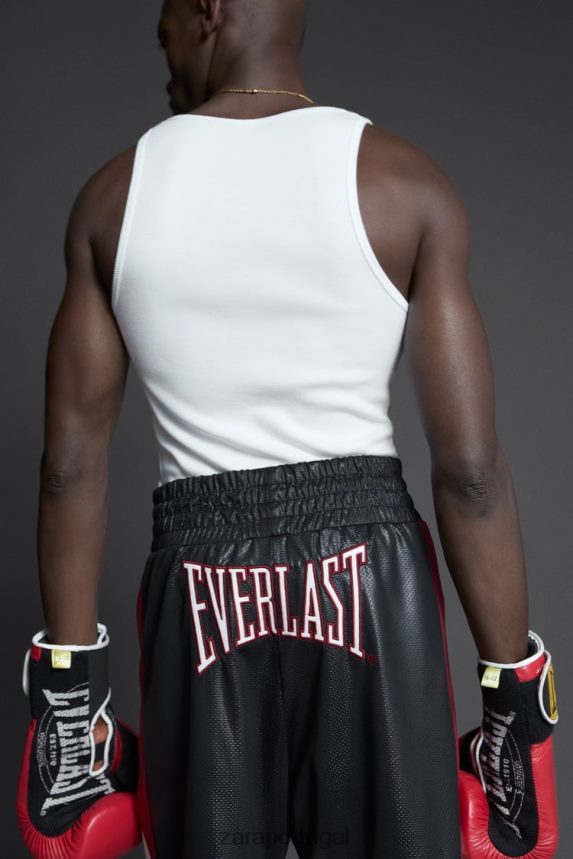 shorts de boxe eternos homens Zara preto Z2080L1236 roupas