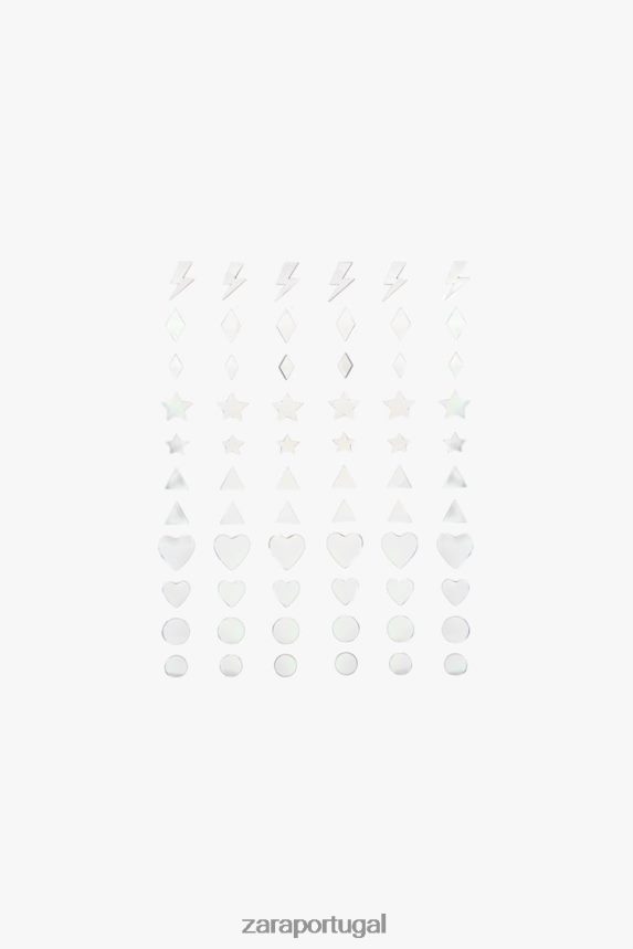 adesivos de joias mulheres Zara original Z2080L809 acessórios