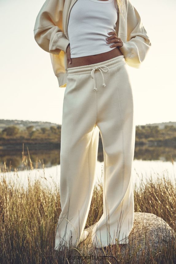 calças largas de pelúcia mulheres Zara gelo Z2080L501 roupas