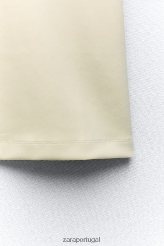 camiseta grande mulheres Zara cru Z2080L462 roupas