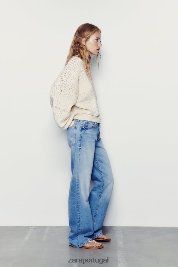 bombardeiro rústico mulheres Zara cru Z2080L57 roupas