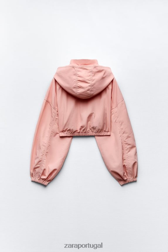 capa de chuva mulheres Zara Chiclete Z2080L101 roupas