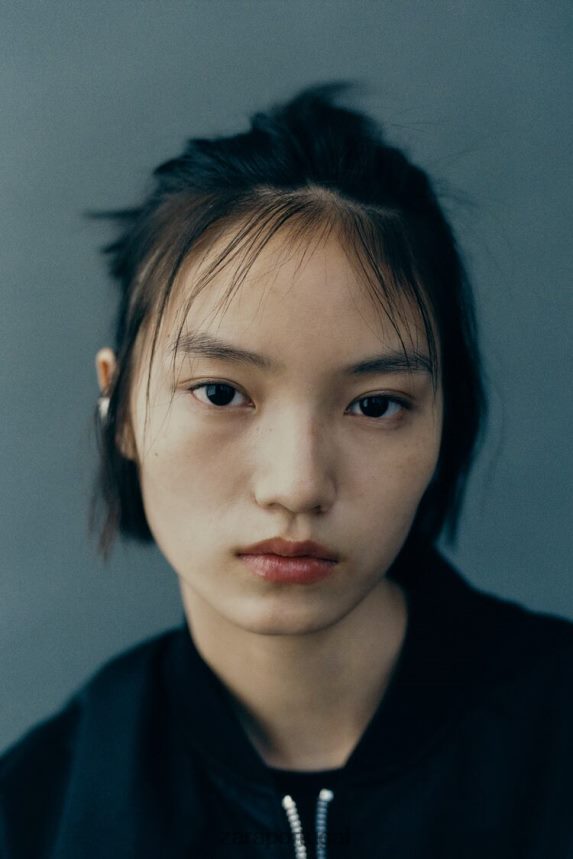 jaqueta bomber de nylon mulheres Zara preto Z2080L15 roupas