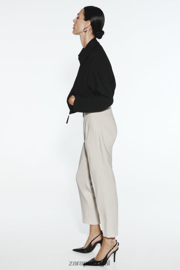 jaqueta bomber estilo camisa mulheres Zara preto Z2080L44 roupas