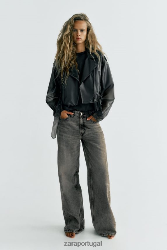 jaqueta transparente mulheres Zara original Z2080L94 roupas